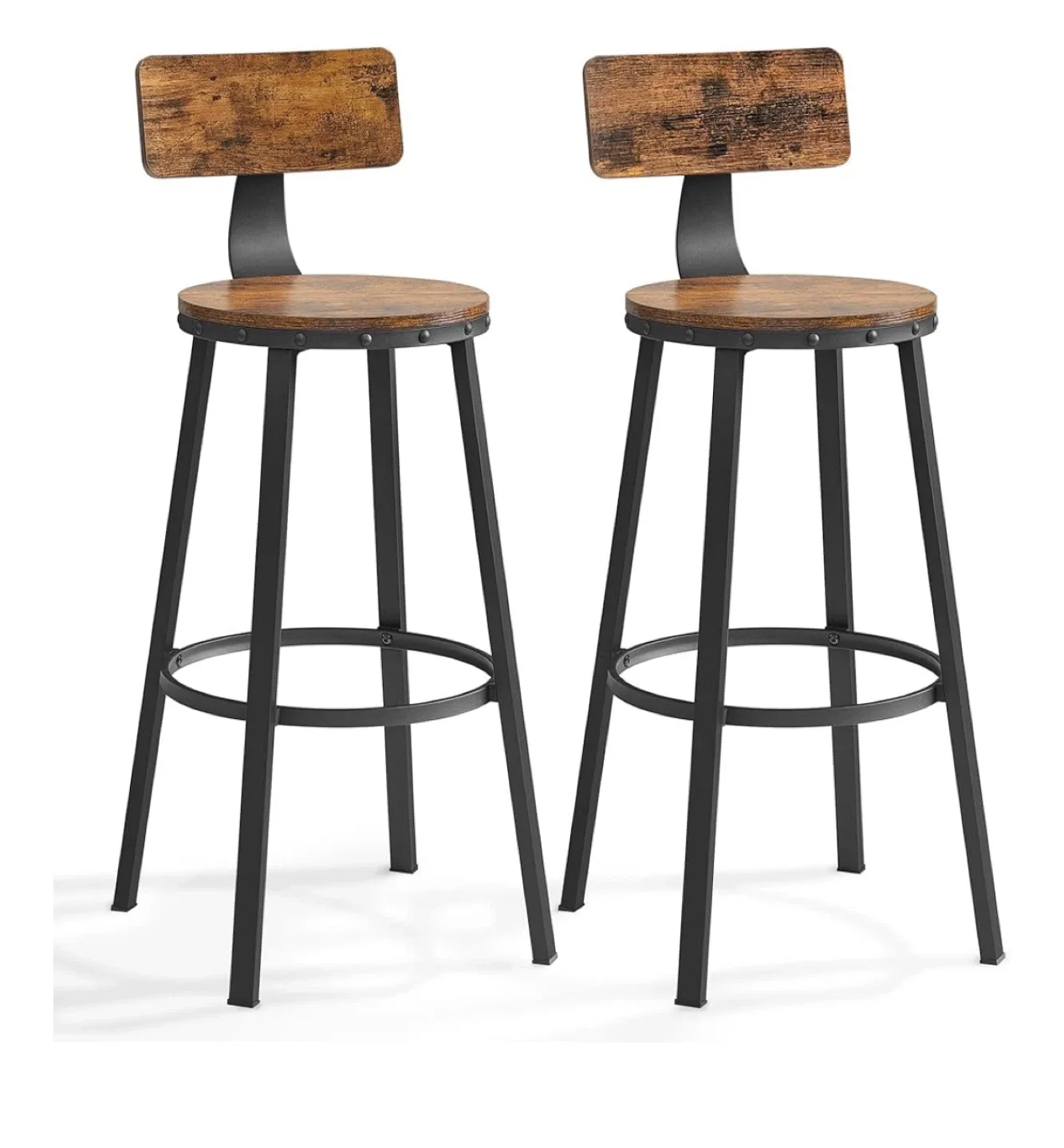 VASAGLE Bar counter Stools - Set of 2 thumbnail