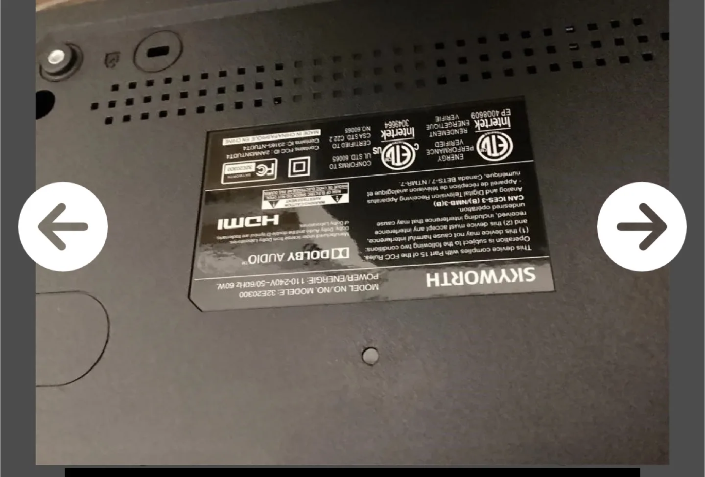 Skyworth 32E20300 32" Full HD 1080p TV image indicator(3)