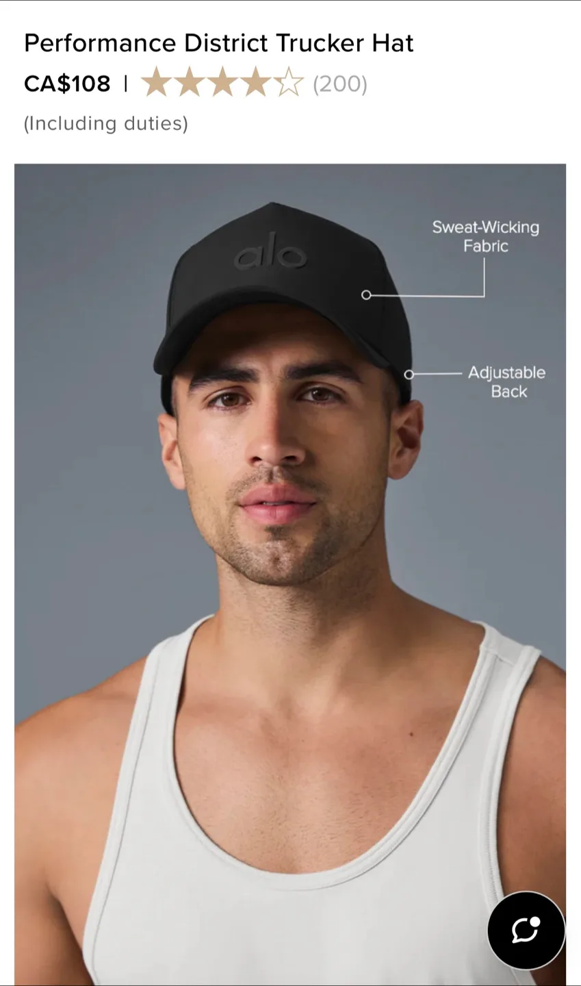 New Alo Yoga Hats - Black and White image indicator(6)