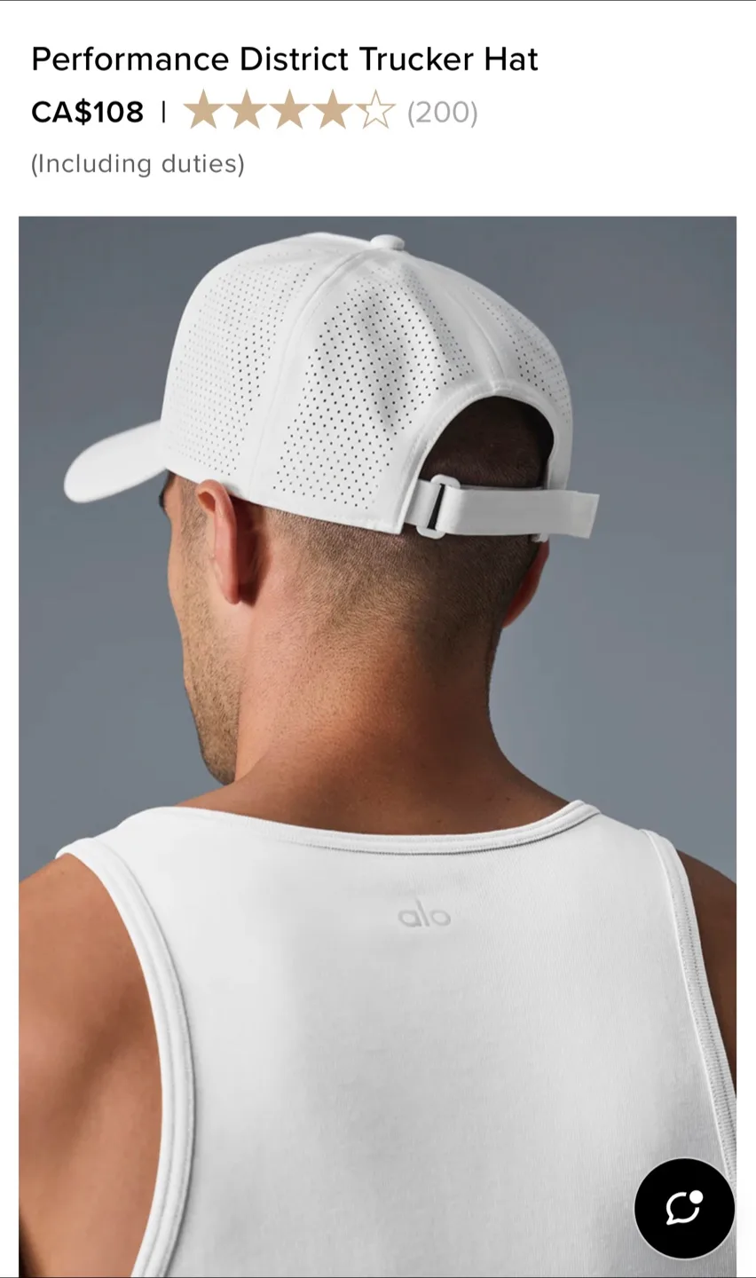 New Alo Yoga Hats - Black and White image indicator(7)