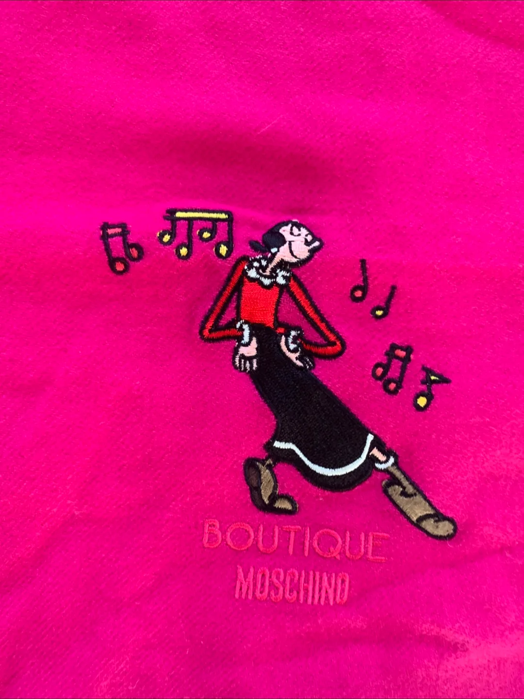 Boutique Moschino Pink Scarf thumbnail