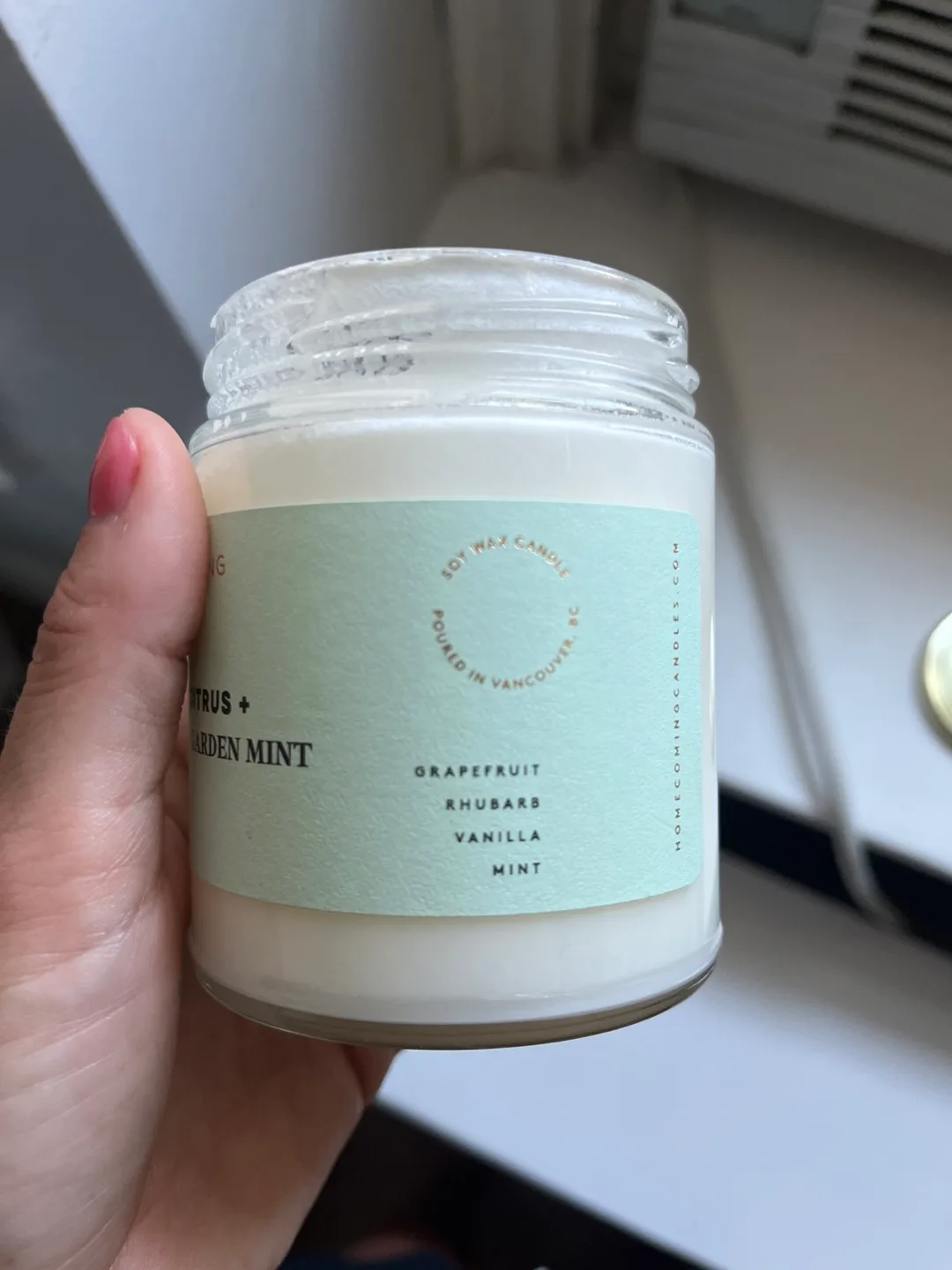 Homecoming Soy Wax Candle - Citrus & Garden Mint image indicator(3)