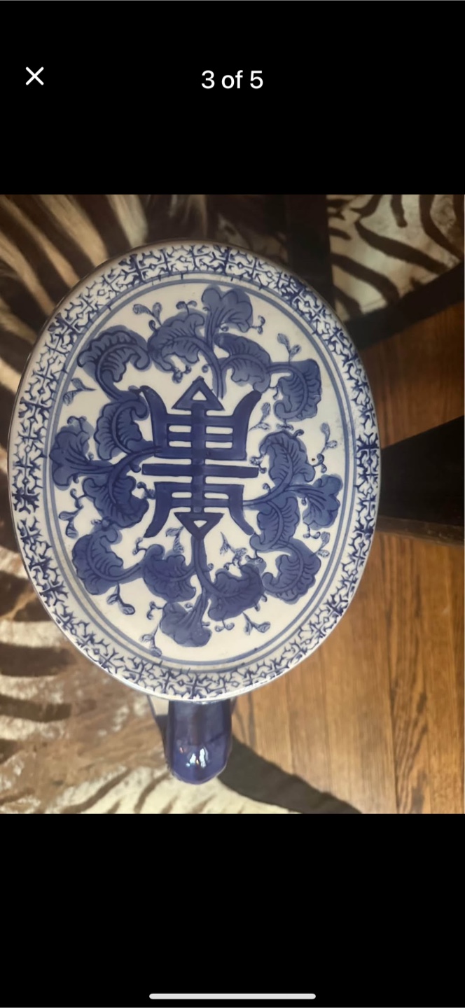 Chinoiserie elephant plant stand - photo 3