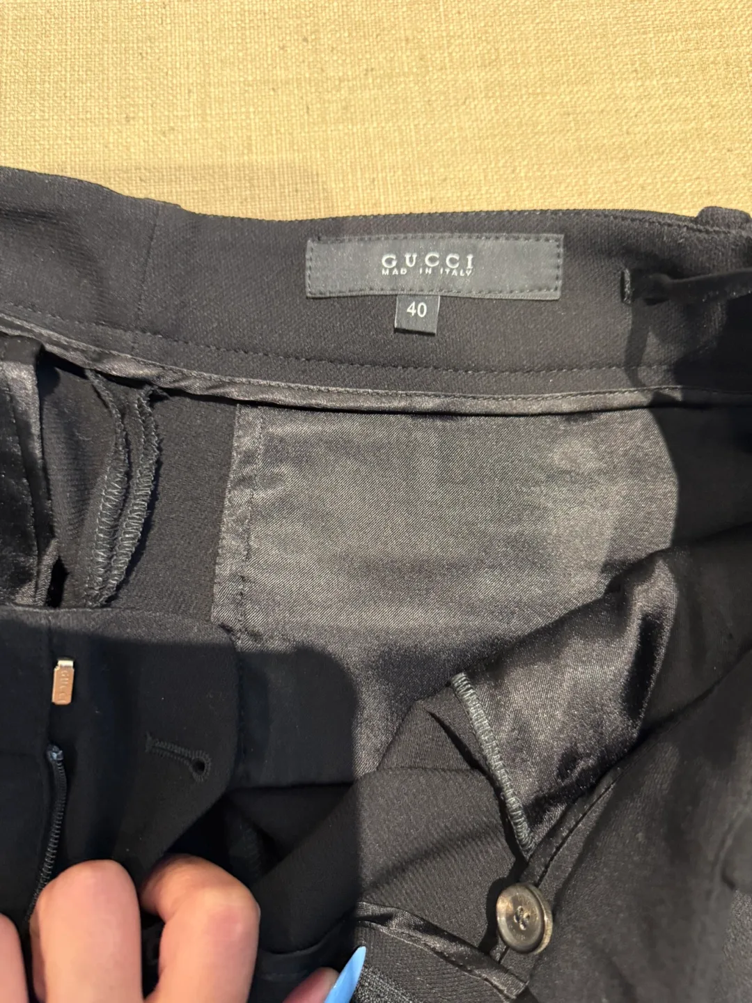 Women’s Gucci Black Trousers - Size 40 (Authentic) image indicator(2)