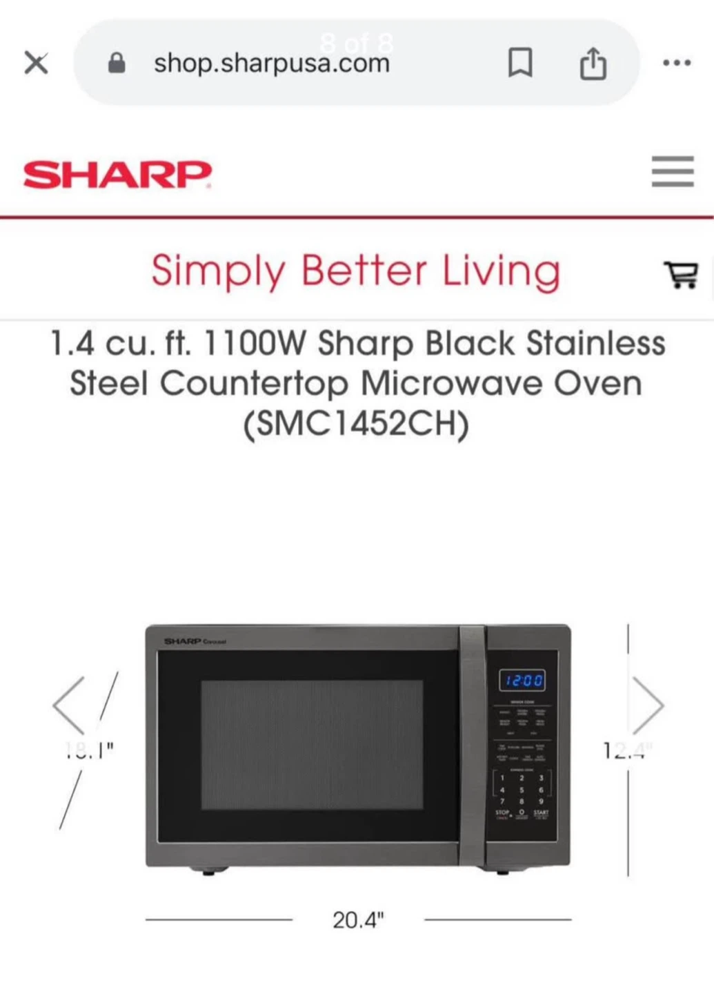 SHARP carousel microwave - photo 2