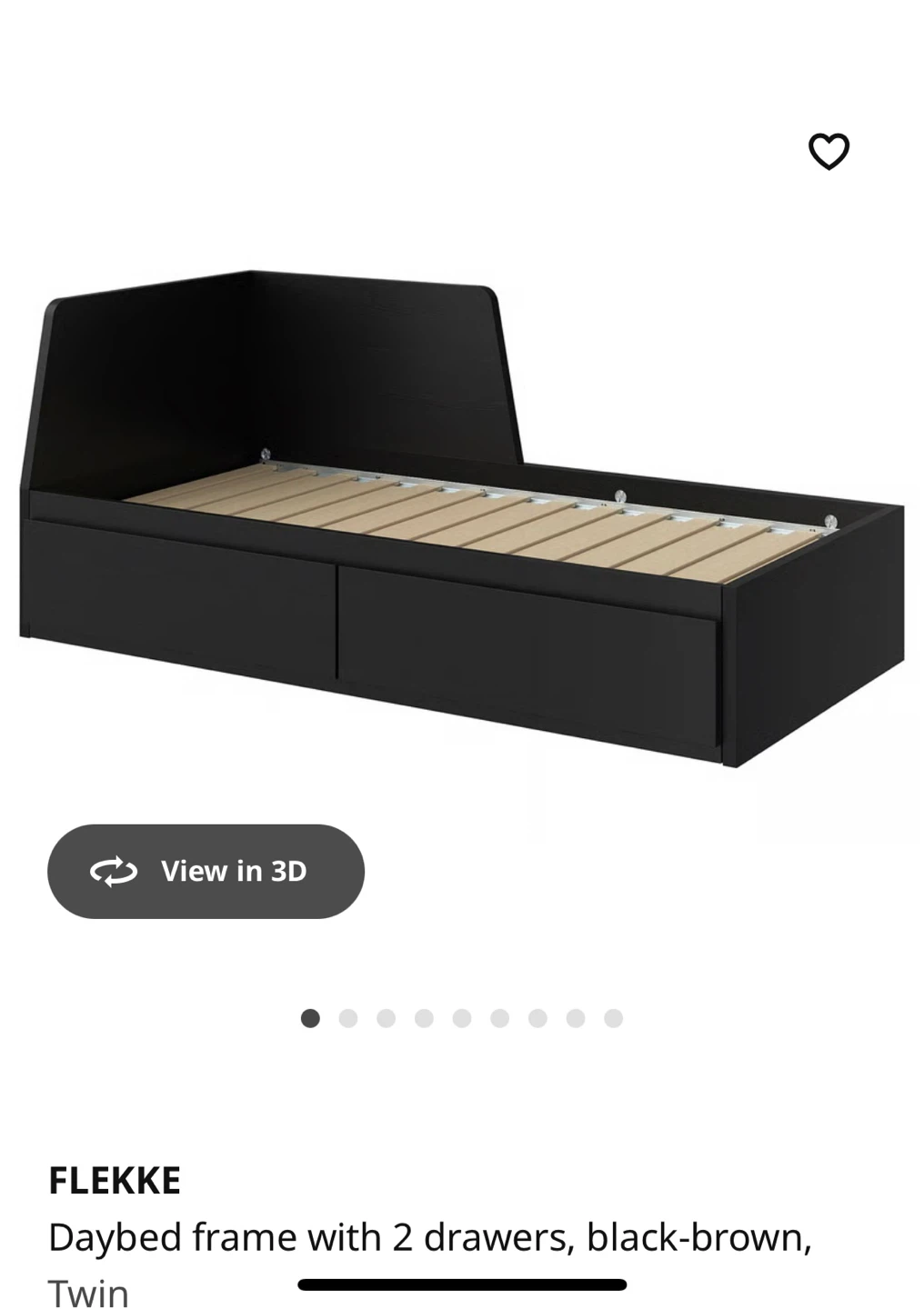 IKEA FLEKKE Daybed Frame with mattresses