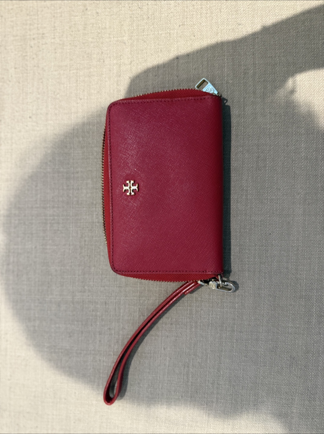 Tory Burch Red Leather Wallet