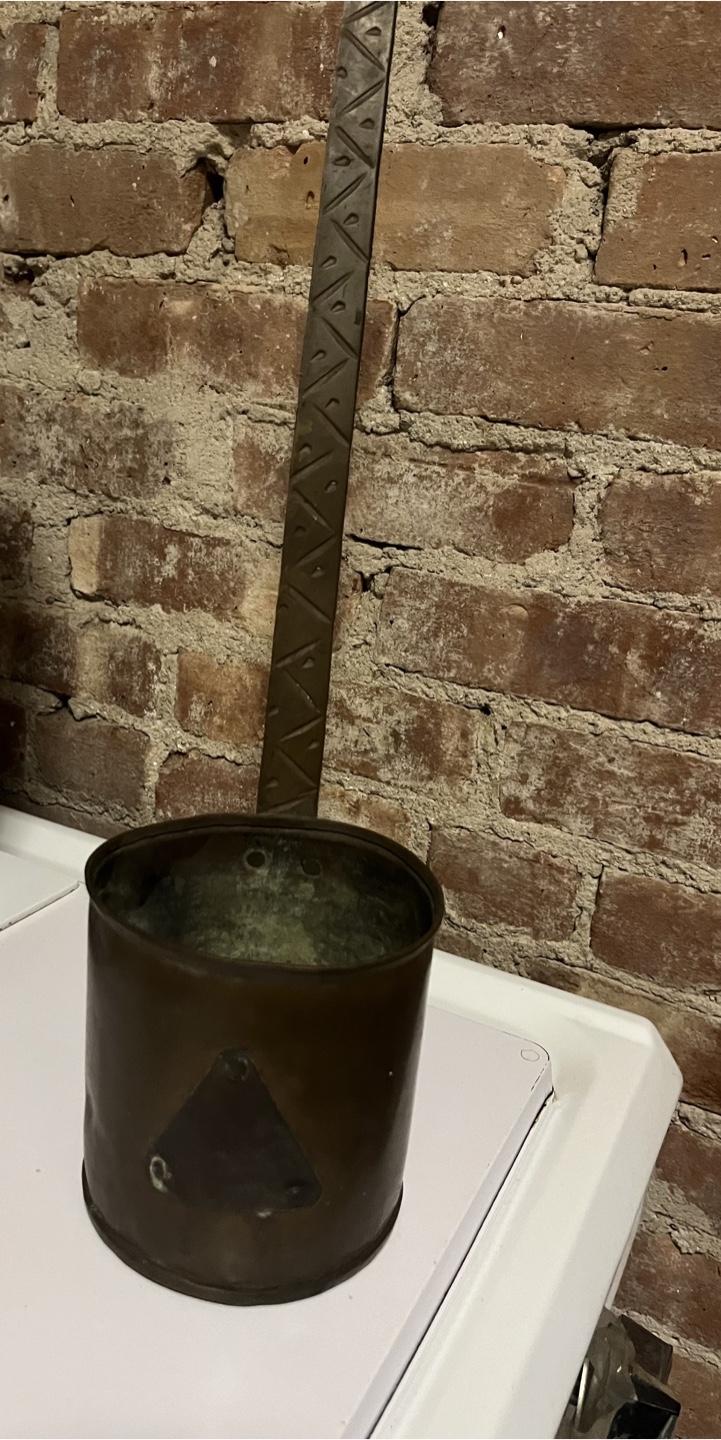Antique Russian Brass Ladle by OTTO MULLER