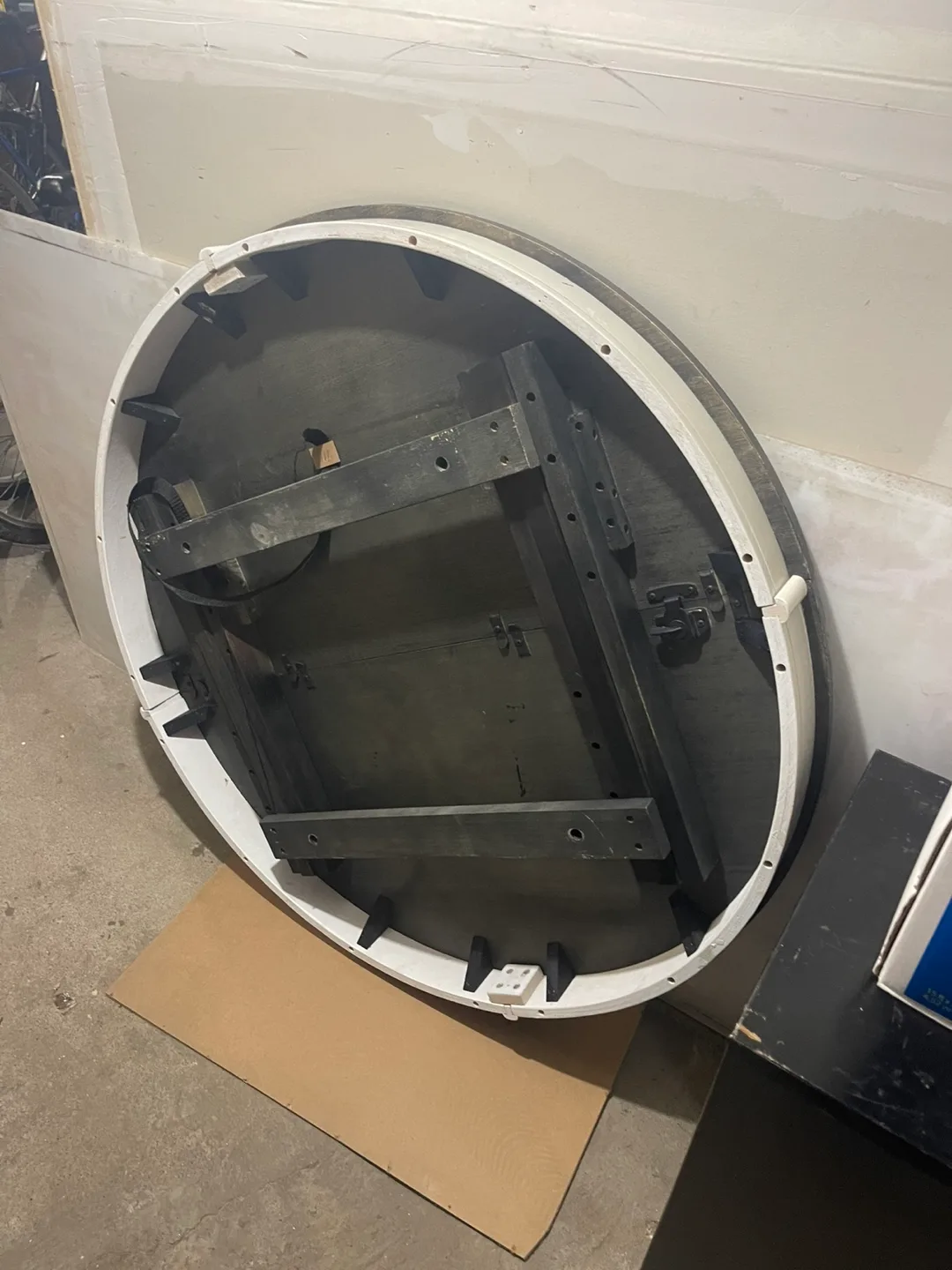 Round Dining Table - Dark Wood Finish image indicator(2)