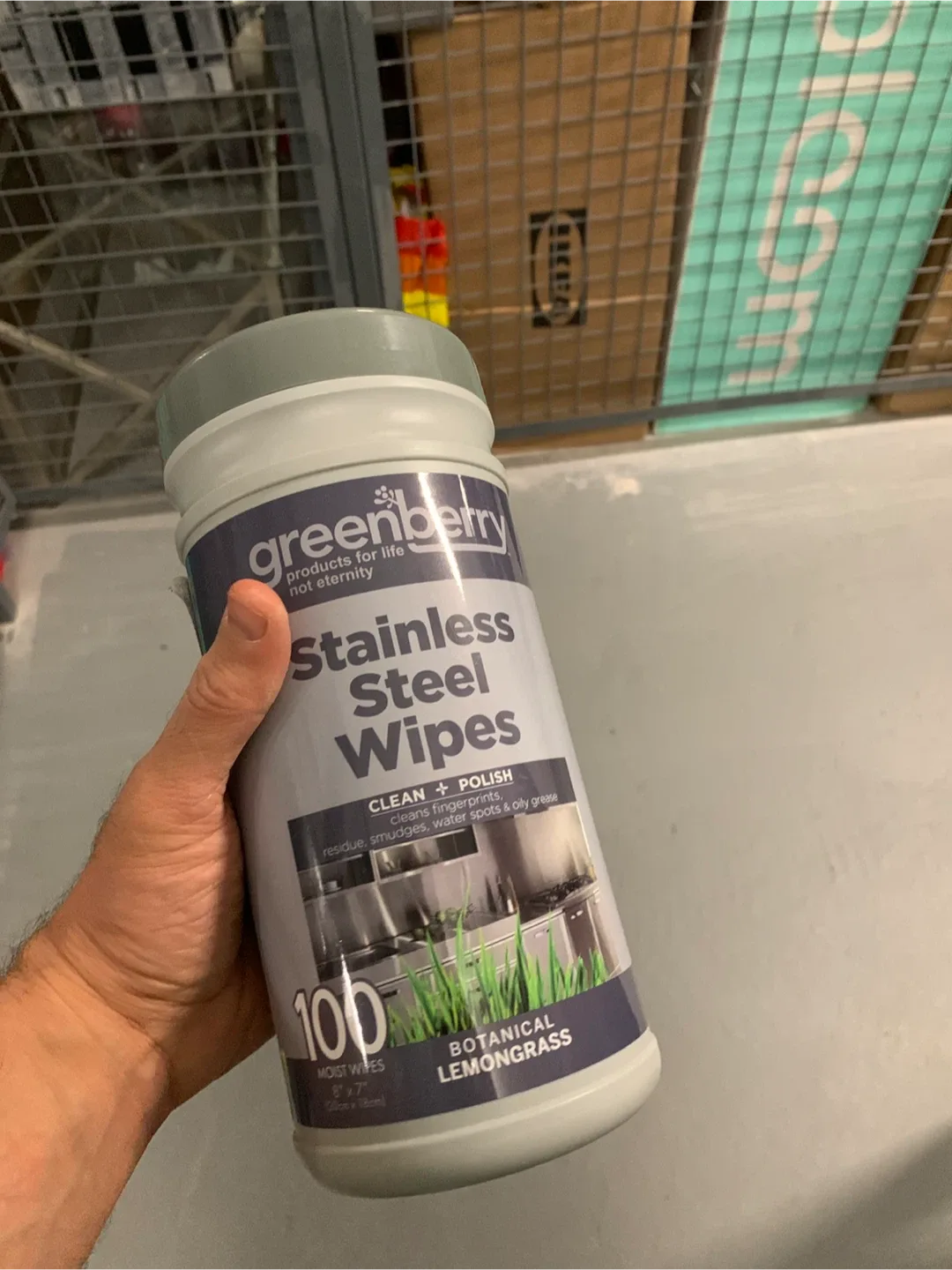 Greenberry Stainless Steel Wipes - 100 Count thumbnail