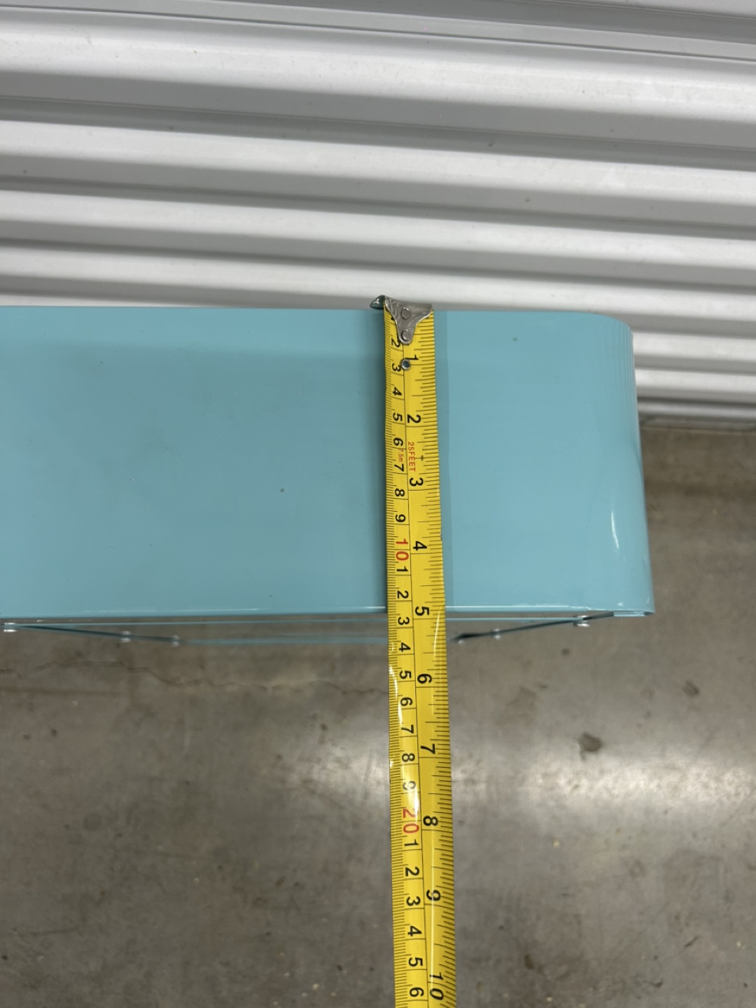 IKEA GUNNERN Mirror Cabinet, Blue, Excellent Condition - photo 5