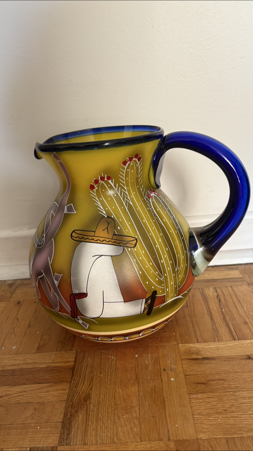 Trade this Hand-painted Mexican Pitcher