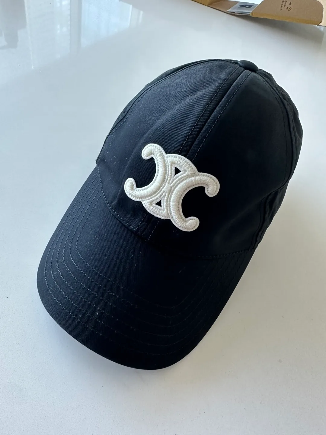 Celine Triomphe Baseball Cap in Cotton, Size S image indicator(3)