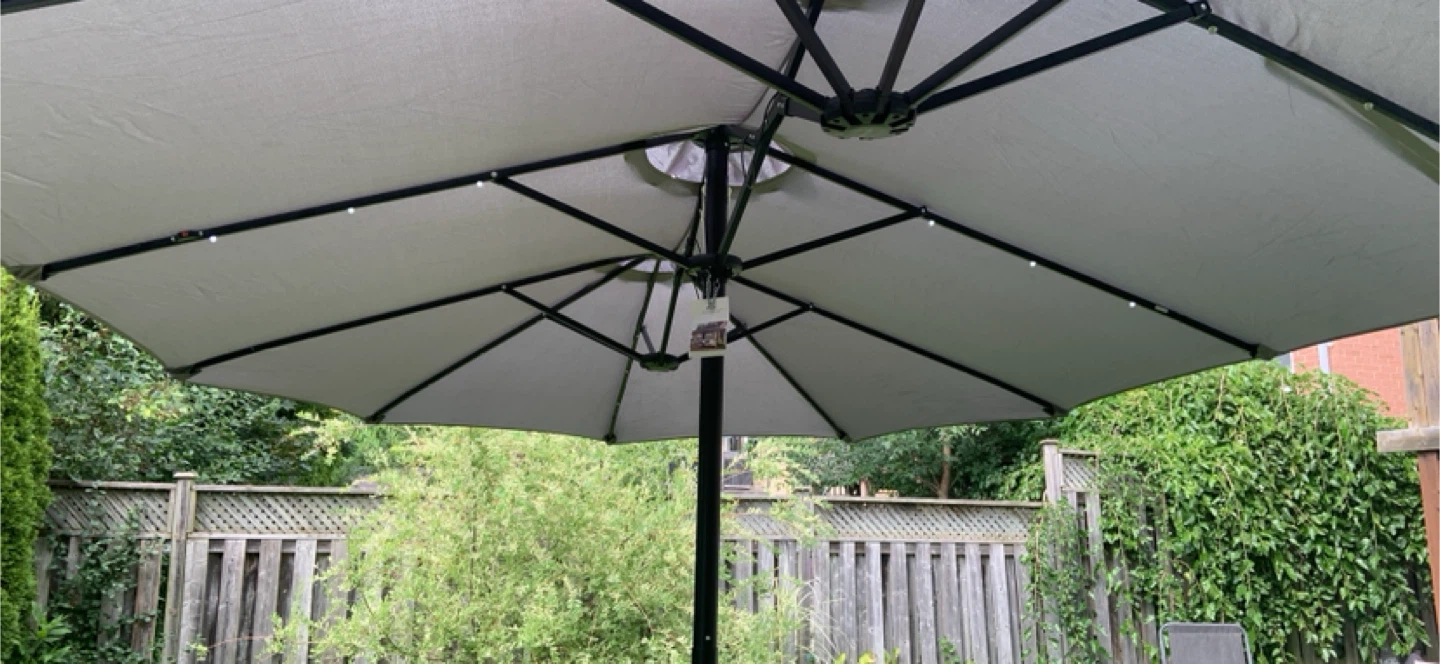 Large Outdoor Patio Umbrella with desk - photo 5