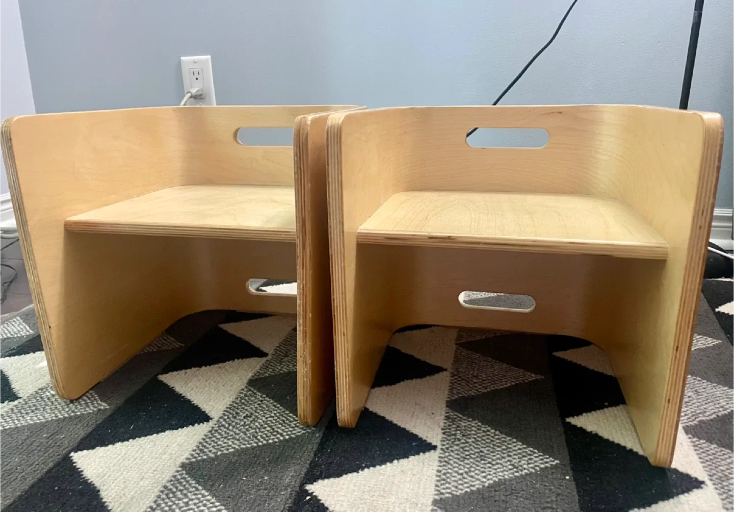 ECR4Kids Natural Bentwood Kids Chair Set image indicator(7)