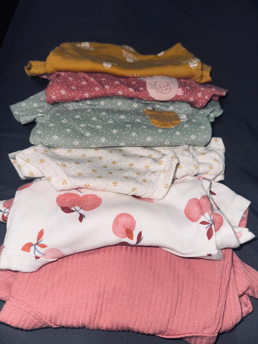 Carter's 3M Baby Bodysuits - Bundle of 6
