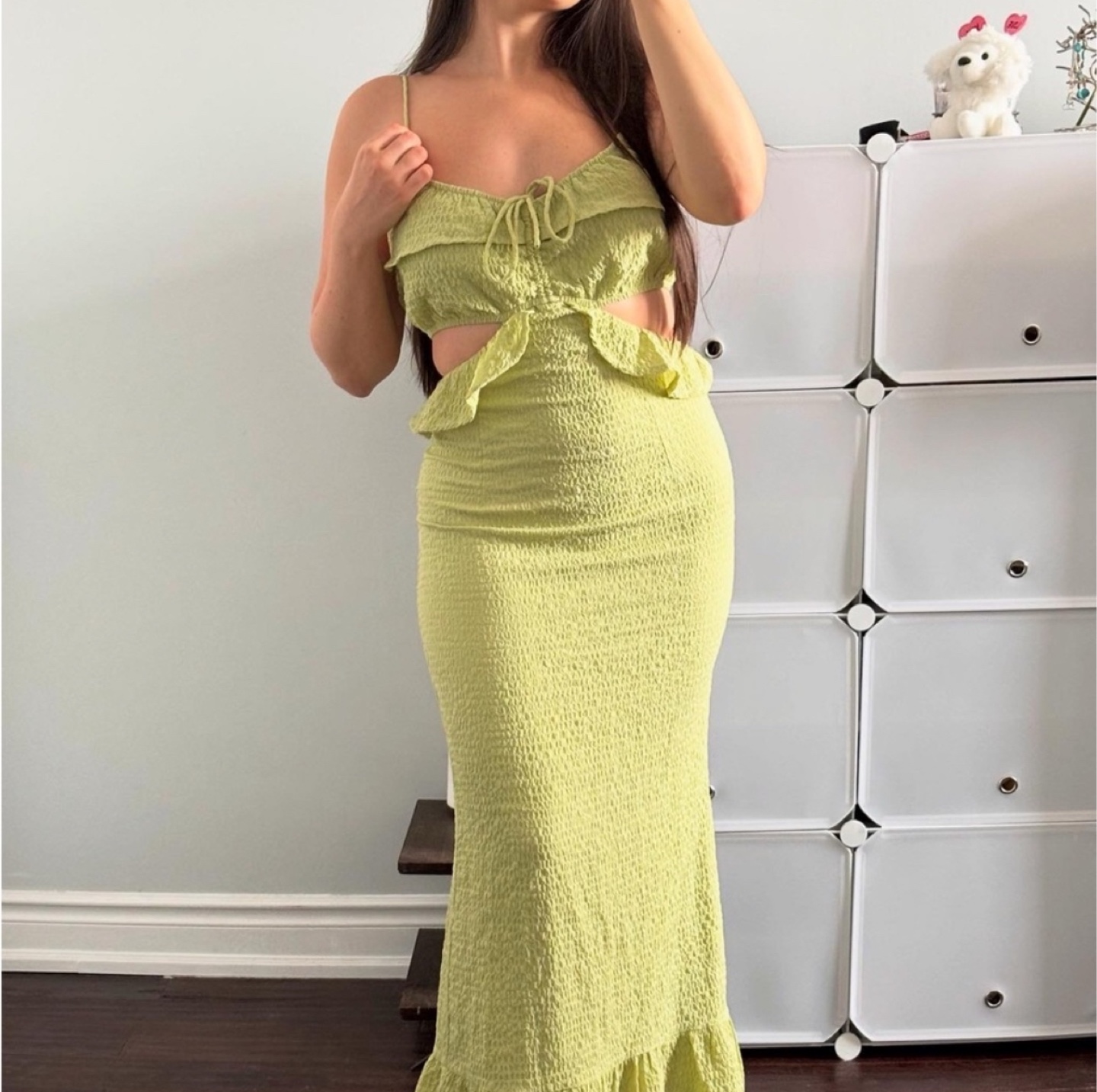 NWT Sabo Skirt | green cut out dress - S