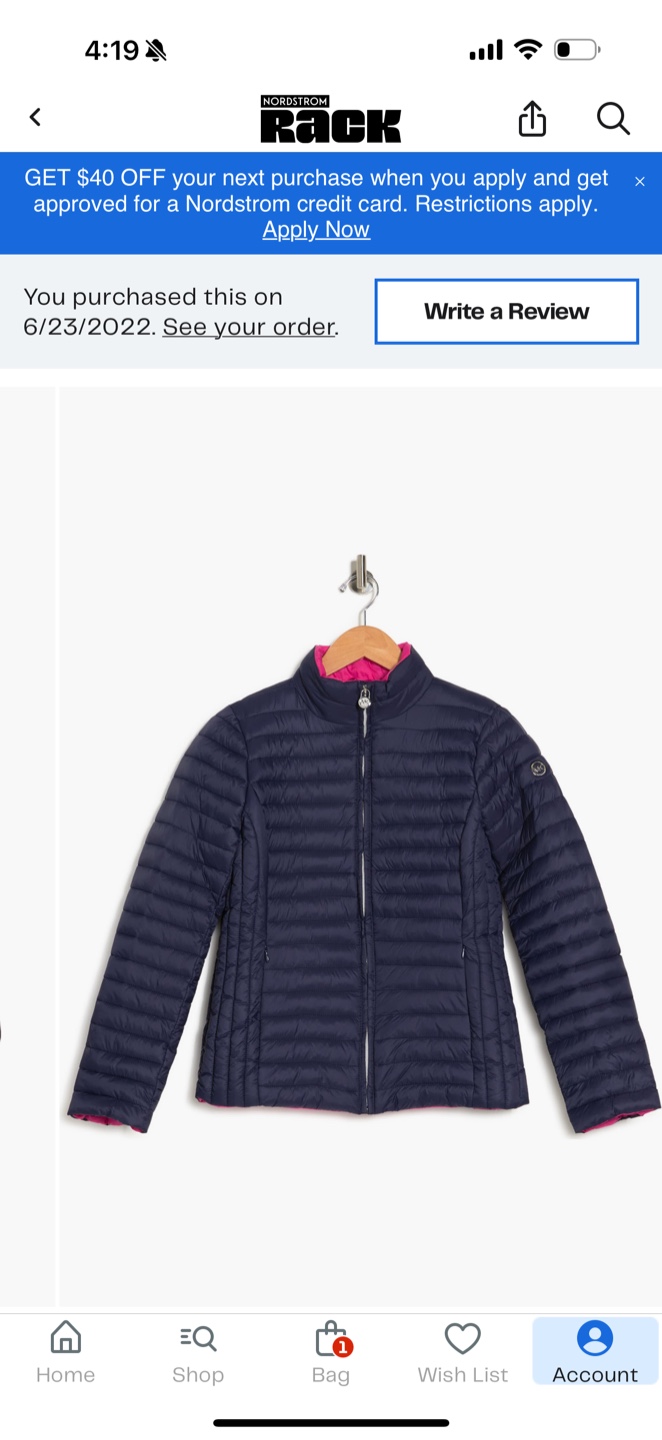 Michael Kors Packable Puffer Jacket - photo 3