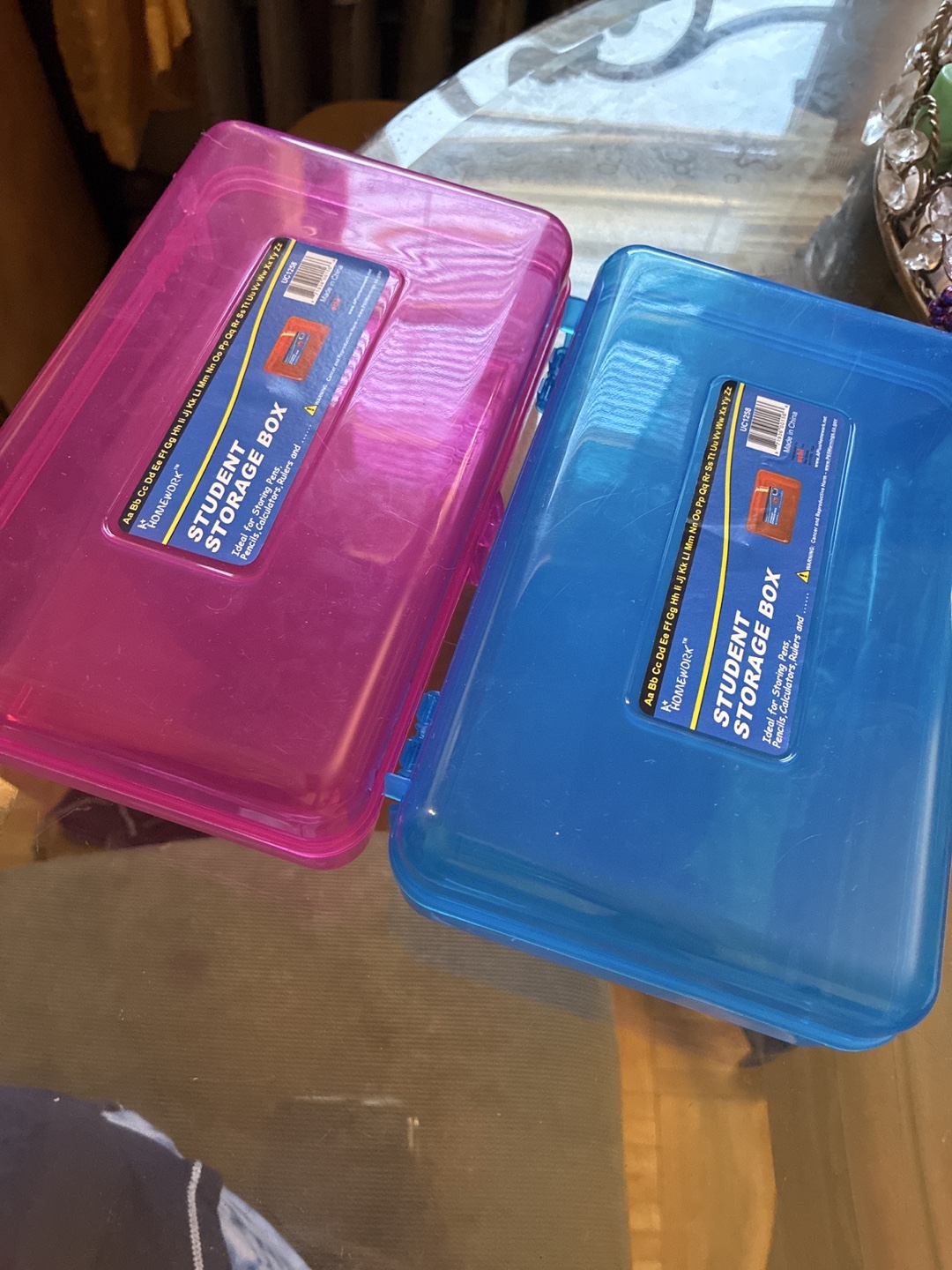Translucent Student Storage Box