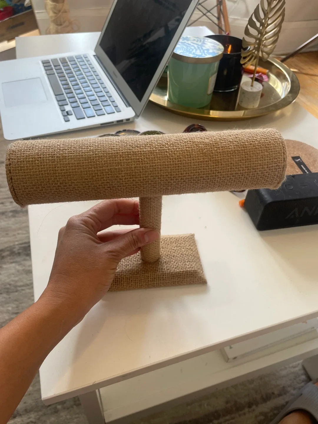 Burlap Jewellery Stand thumbnail
