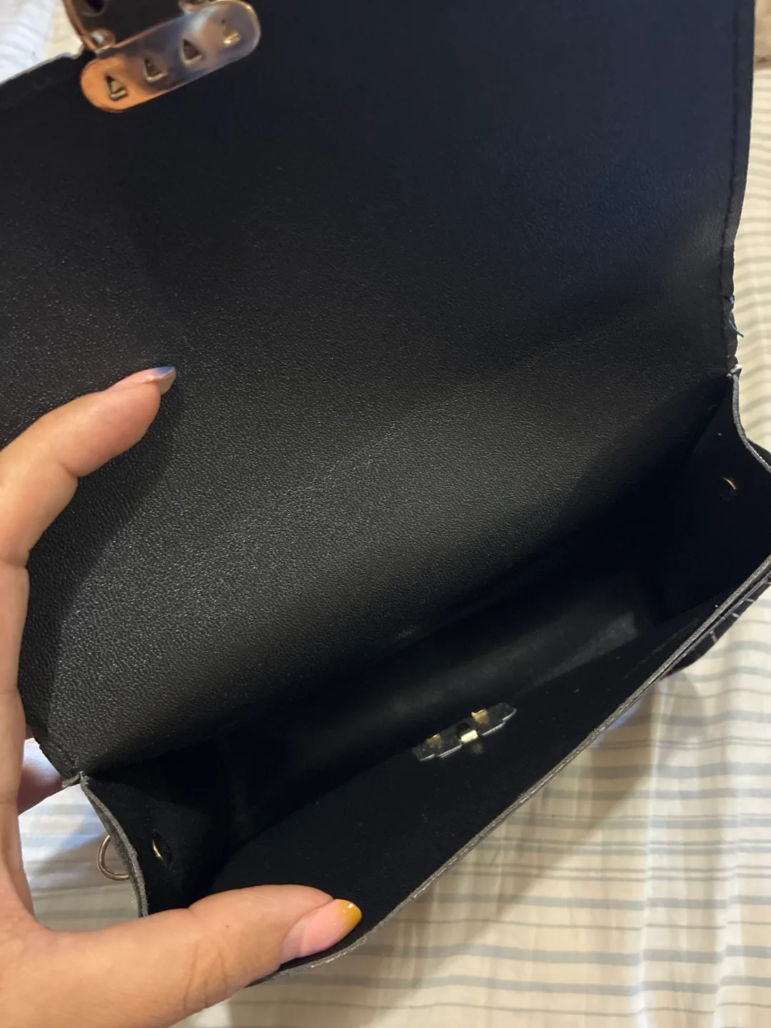 Colorful Geometric Pattern Chain Bag image indicator(2)