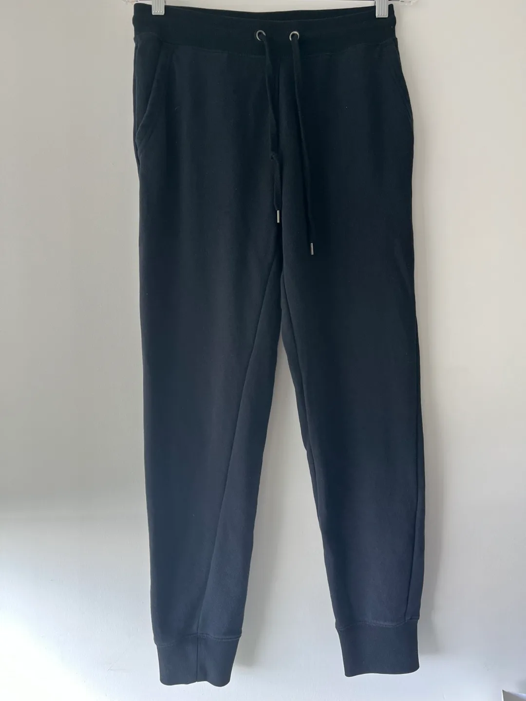 Uniqlo Black Jogger Pants - Size Small thumbnail