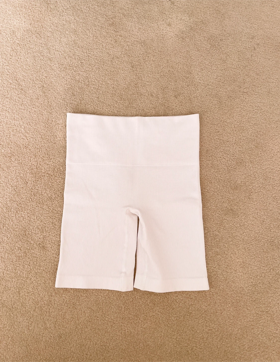 TNA biker white shorts