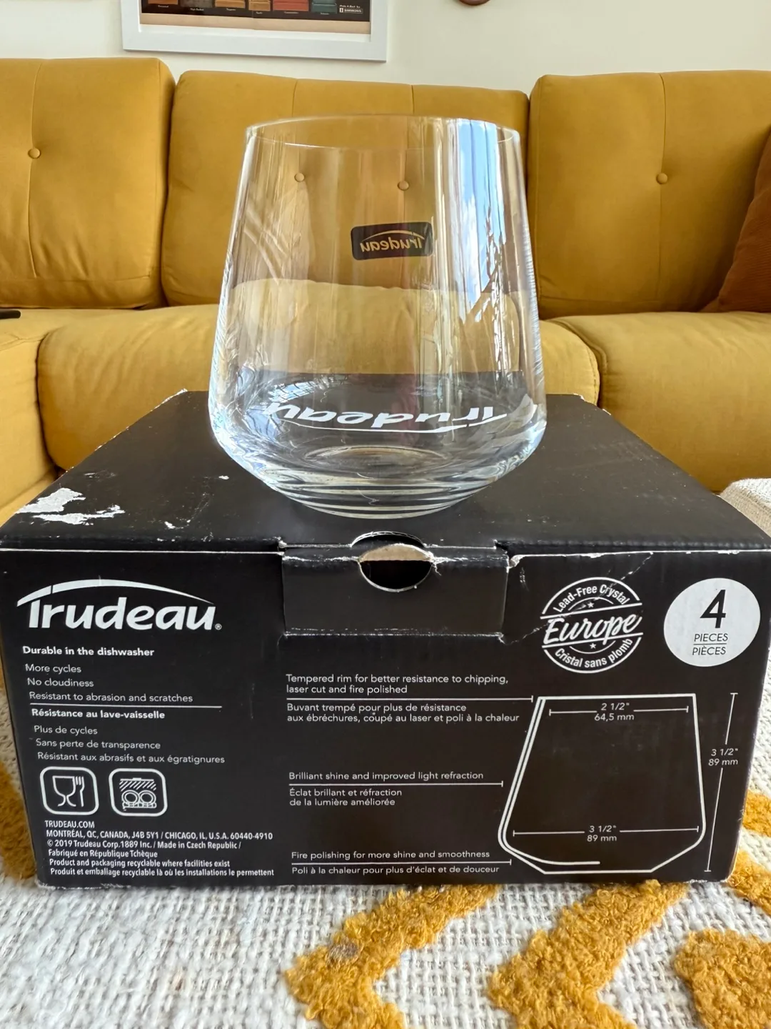 Trudeau Gala Wine Glasses - Set of 4 image indicator(2)