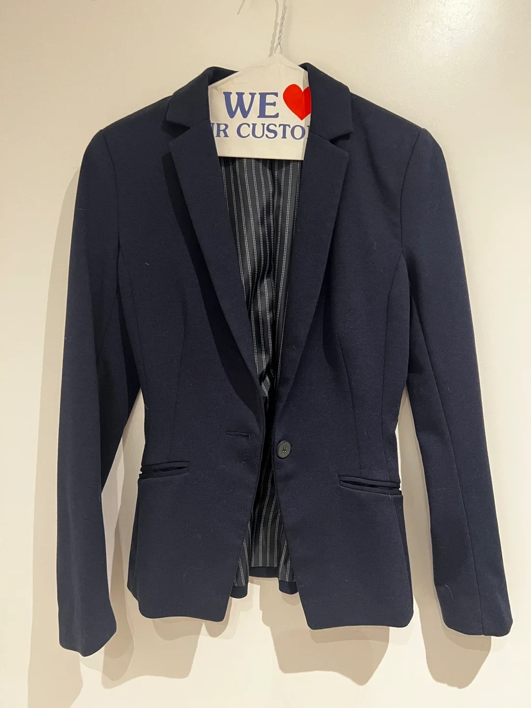 H&M Navy Blazer - Size US 2 thumbnail