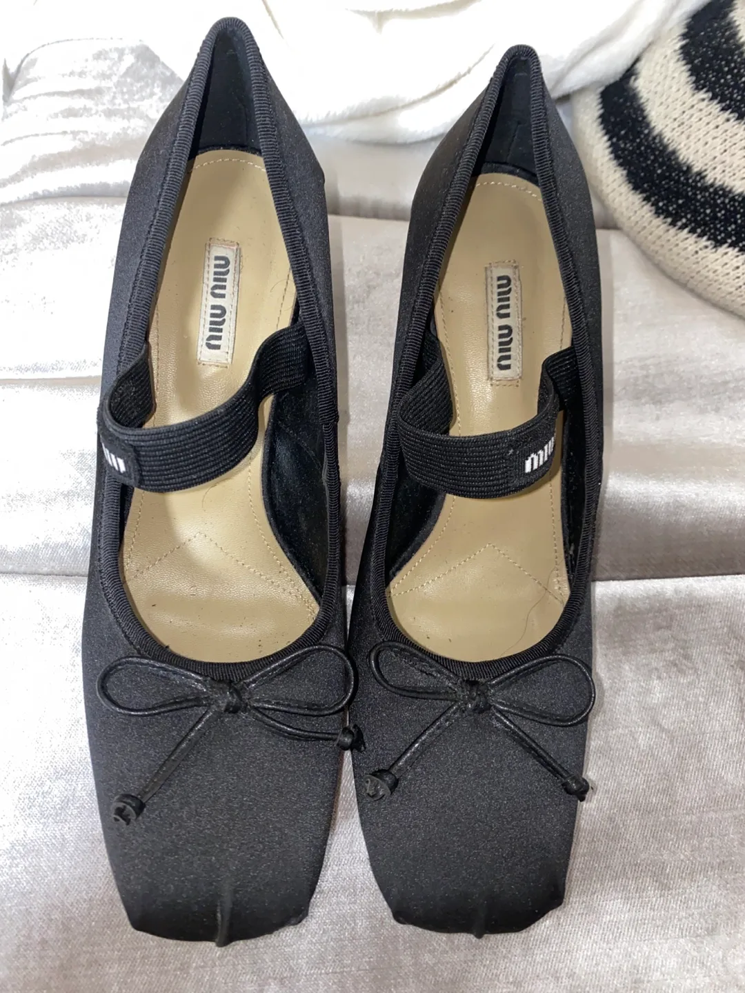 Miu Miu Black Ballet Heels image indicator(5)