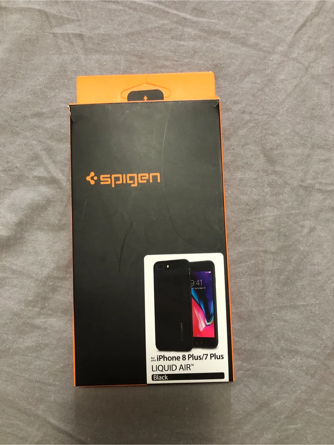 Spigen Liquid Air iPhone 8 Plus/7 Plus Case - Black thumbnail
