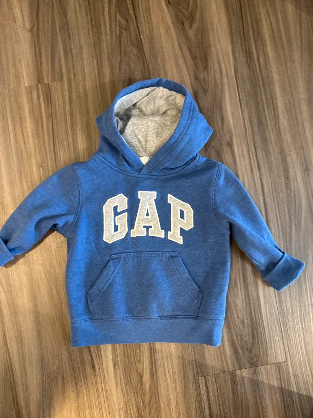 GAP Baby Blue Hoodie - Size 2 Years thumbnail