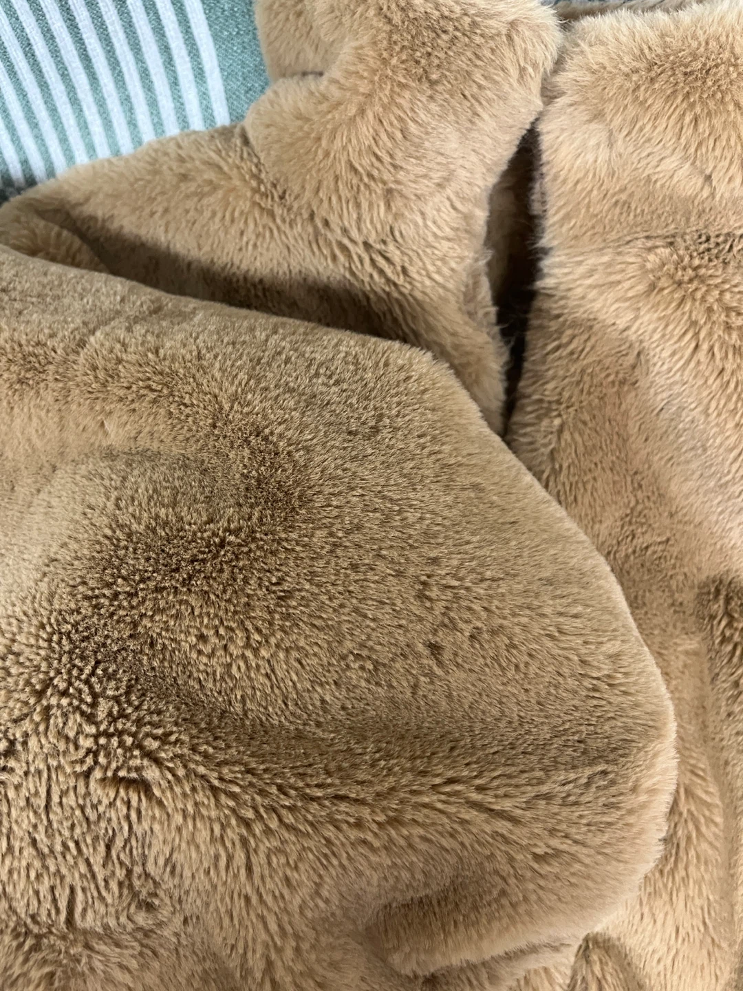Fuzzy Brown Jacket Coat