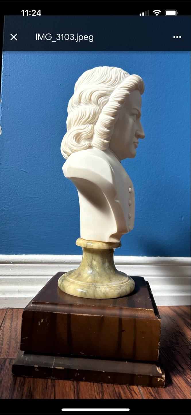 Beethoven & Bach Bust Sculpture - photo 4
