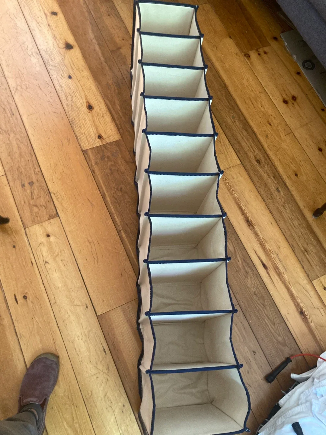 sturdy canvas hanging closet organizers — 2 sizes image indicator(3)