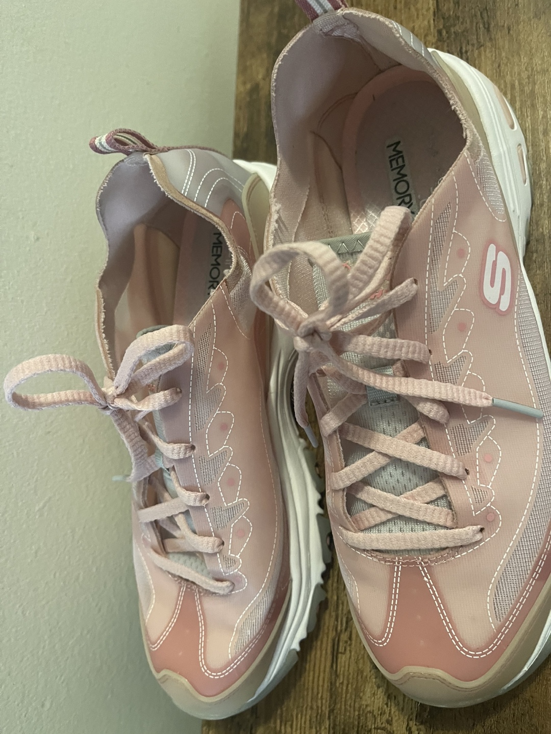 Skechers Memory Foam Sneakers Pink - photo 2