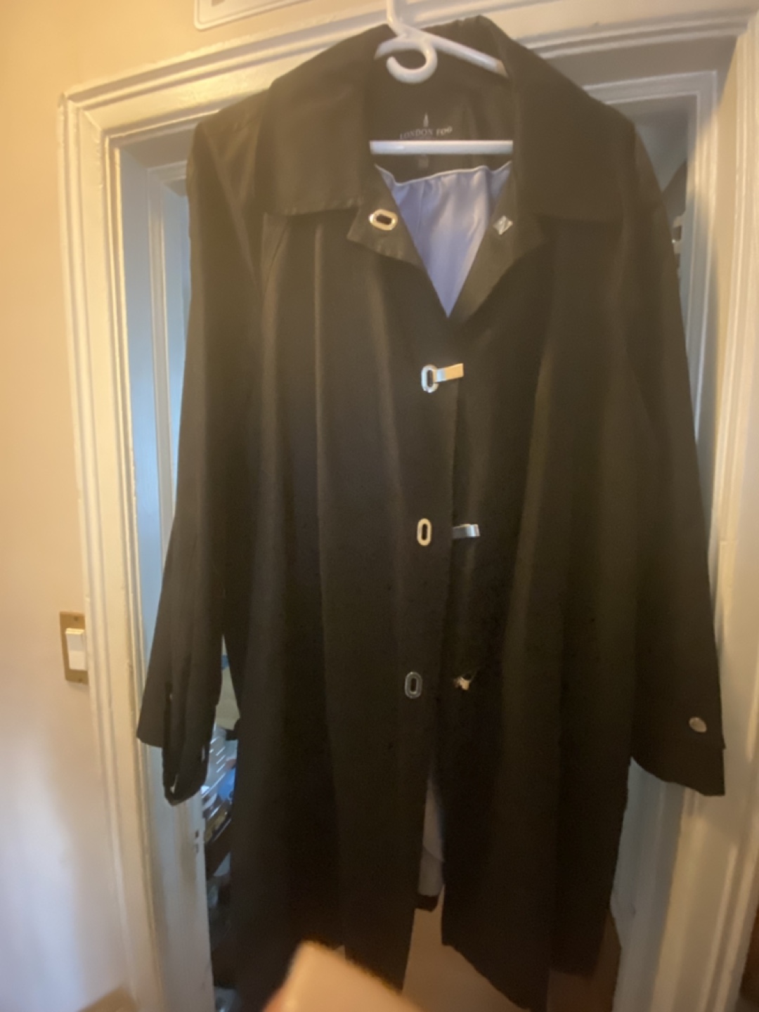 London Fog Black Coat - Size 3X - photo 3