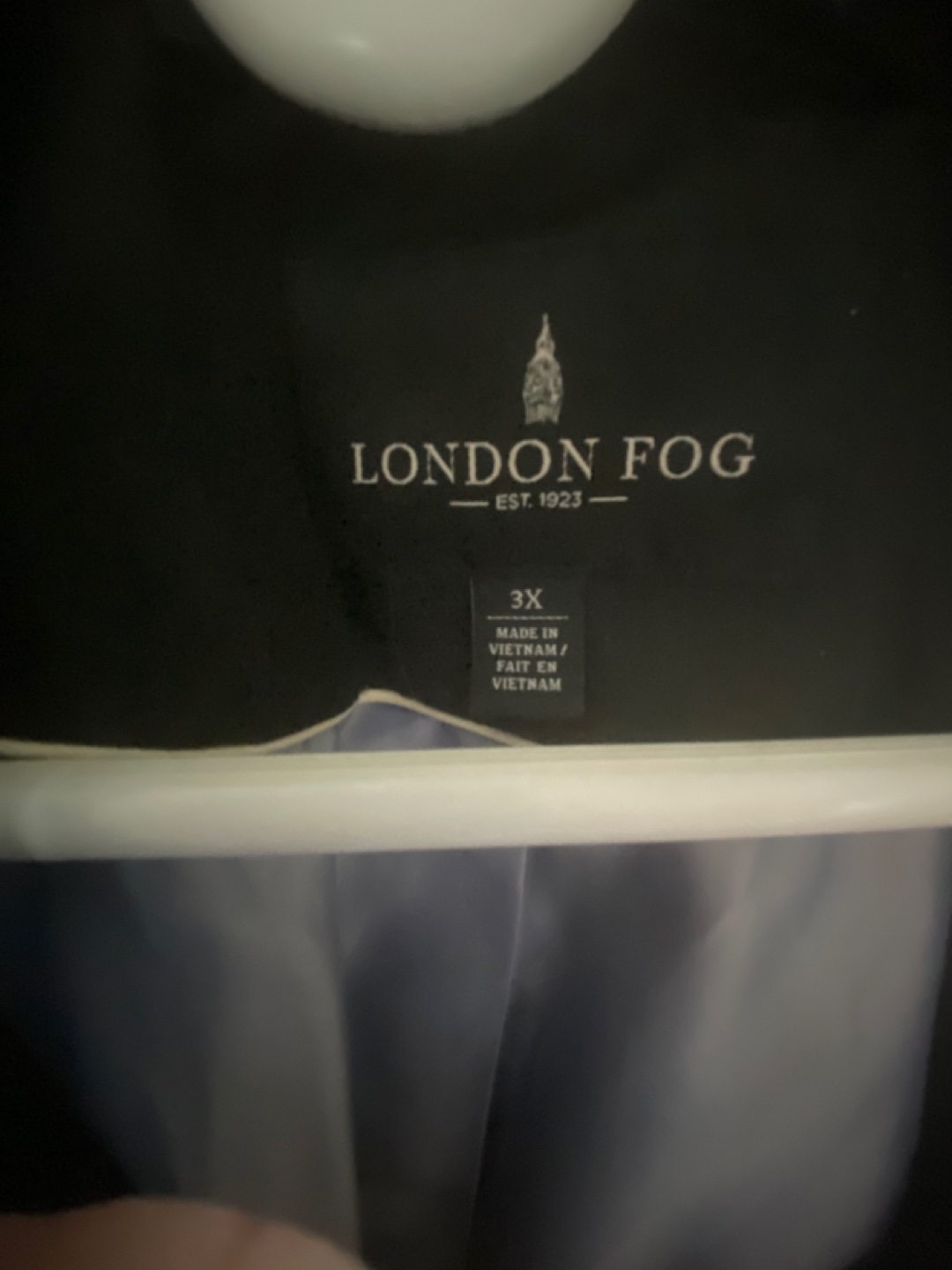 London Fog Black Coat - Size 3X - photo 2