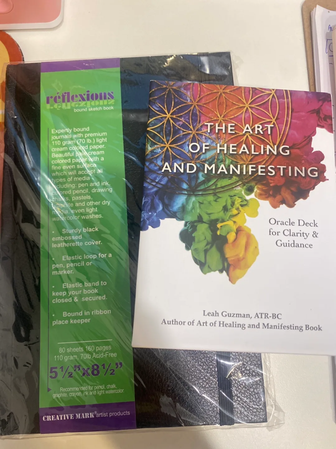 ART THERAPY Sketchbook & Art of Healing Manifesting Oracle Deck thumbnail