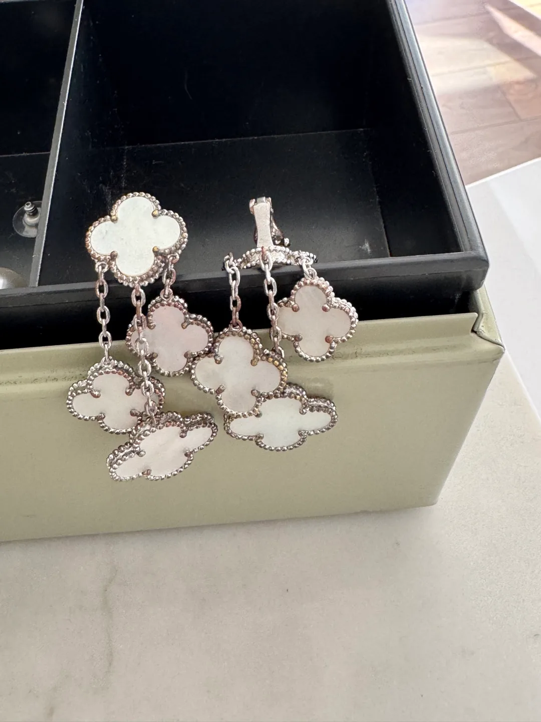 Van Cleef & Arpels Mother of Pearl Earrings thumbnail