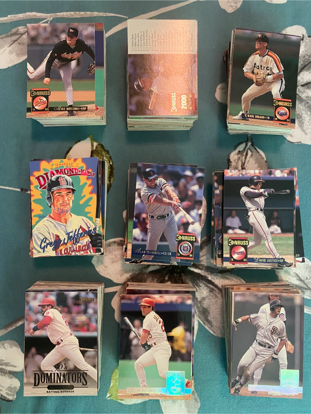 Vintage Donruss Baseball Cards Lot