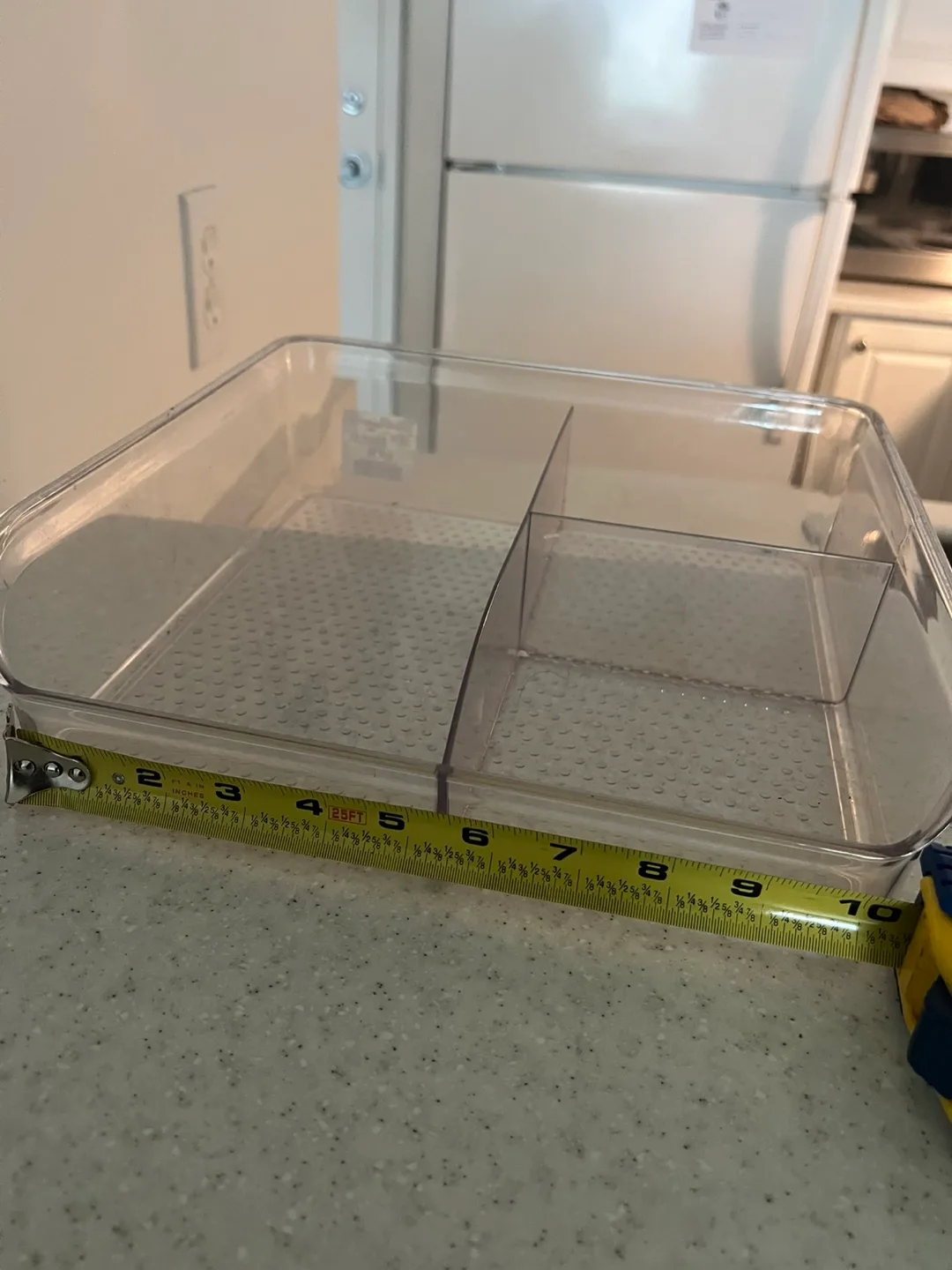 iDesign Linus Divided Tray, Clear image indicator(2)