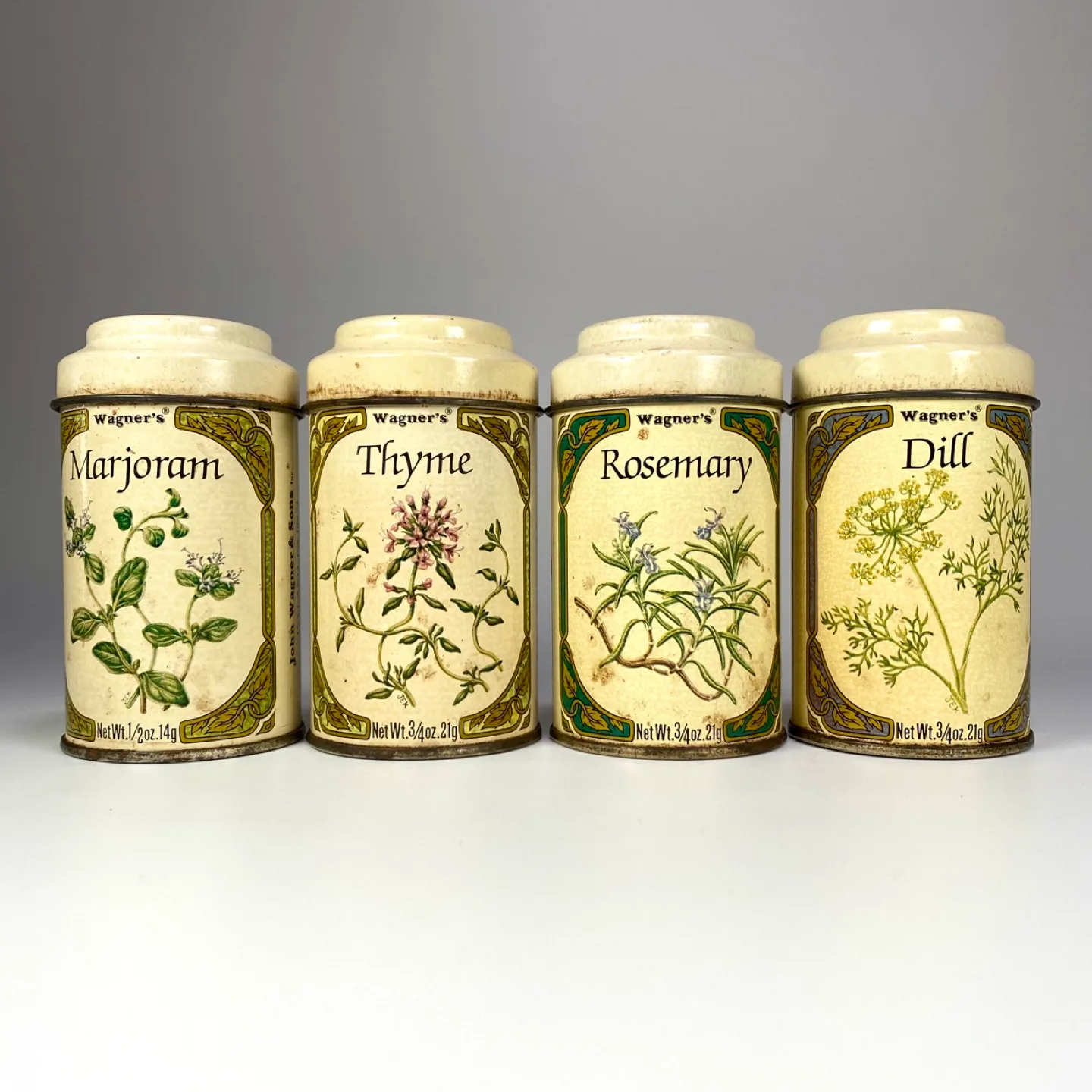 4x Vintage Wagner’s Spice Tins thumbnail