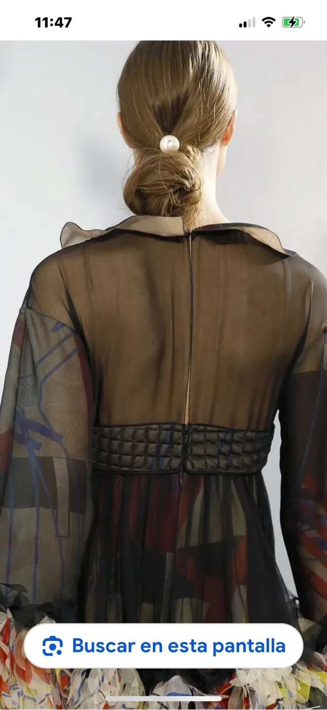 Chanel Hair Tie with Pearl image indicator(5)