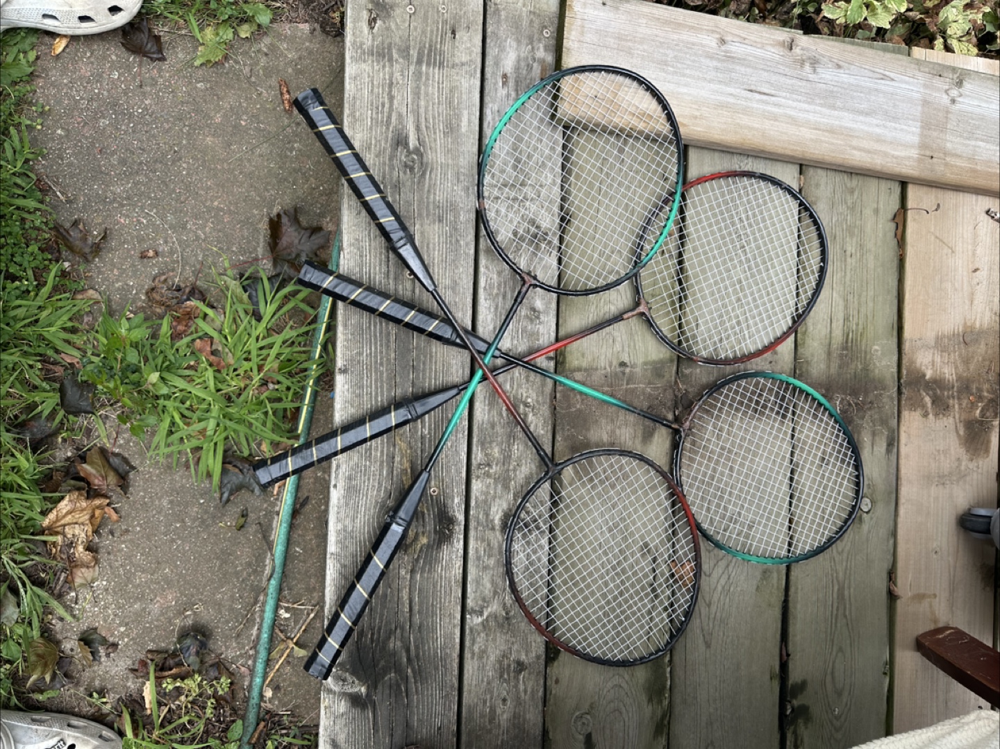 Badminton Rackets - Set of 4