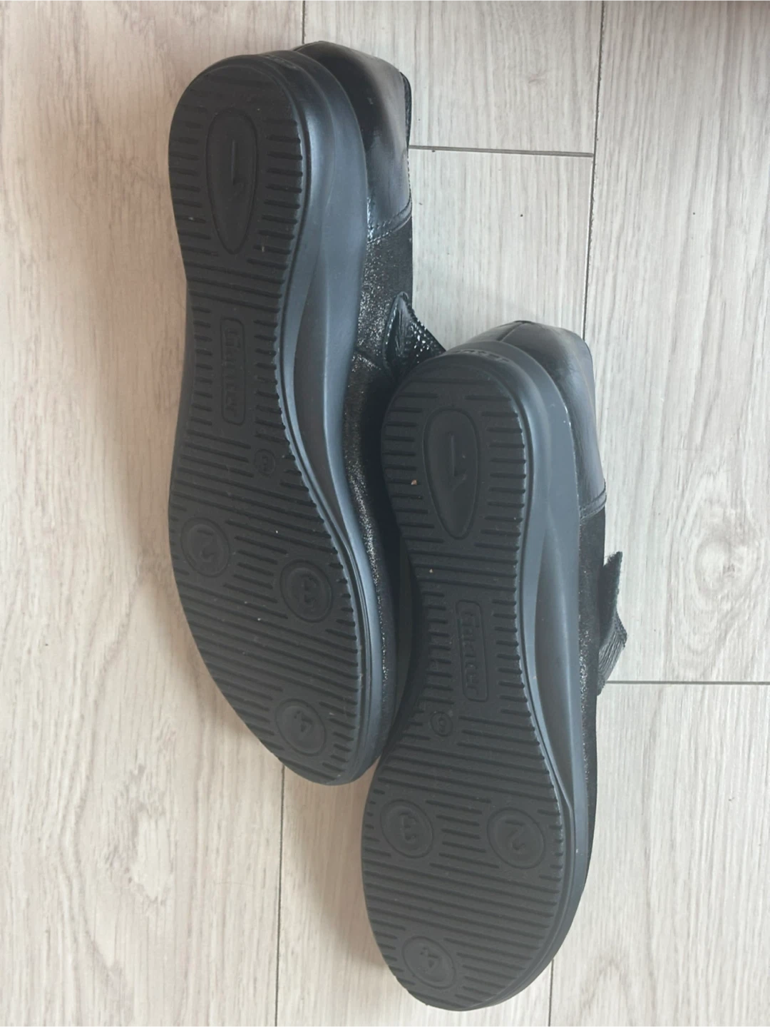 Ganter Black Leather Mary Jane Shoes size 9 - photo 5