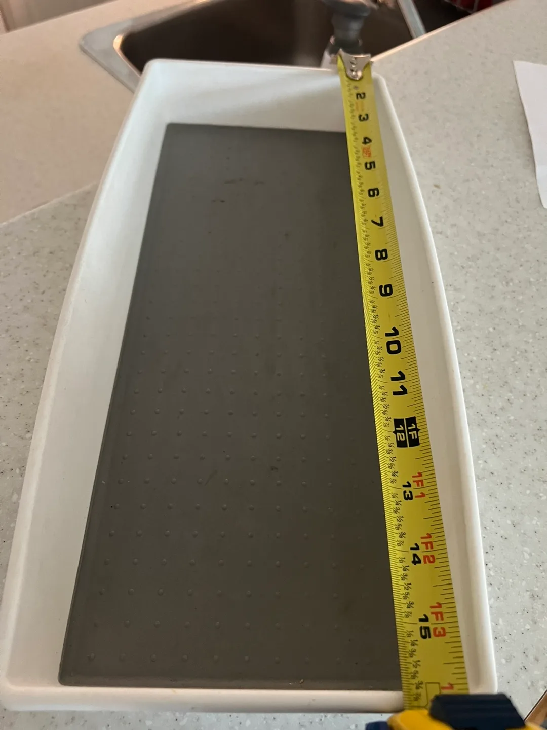 White Plastic Tray 15x7 inches image indicator(2)
