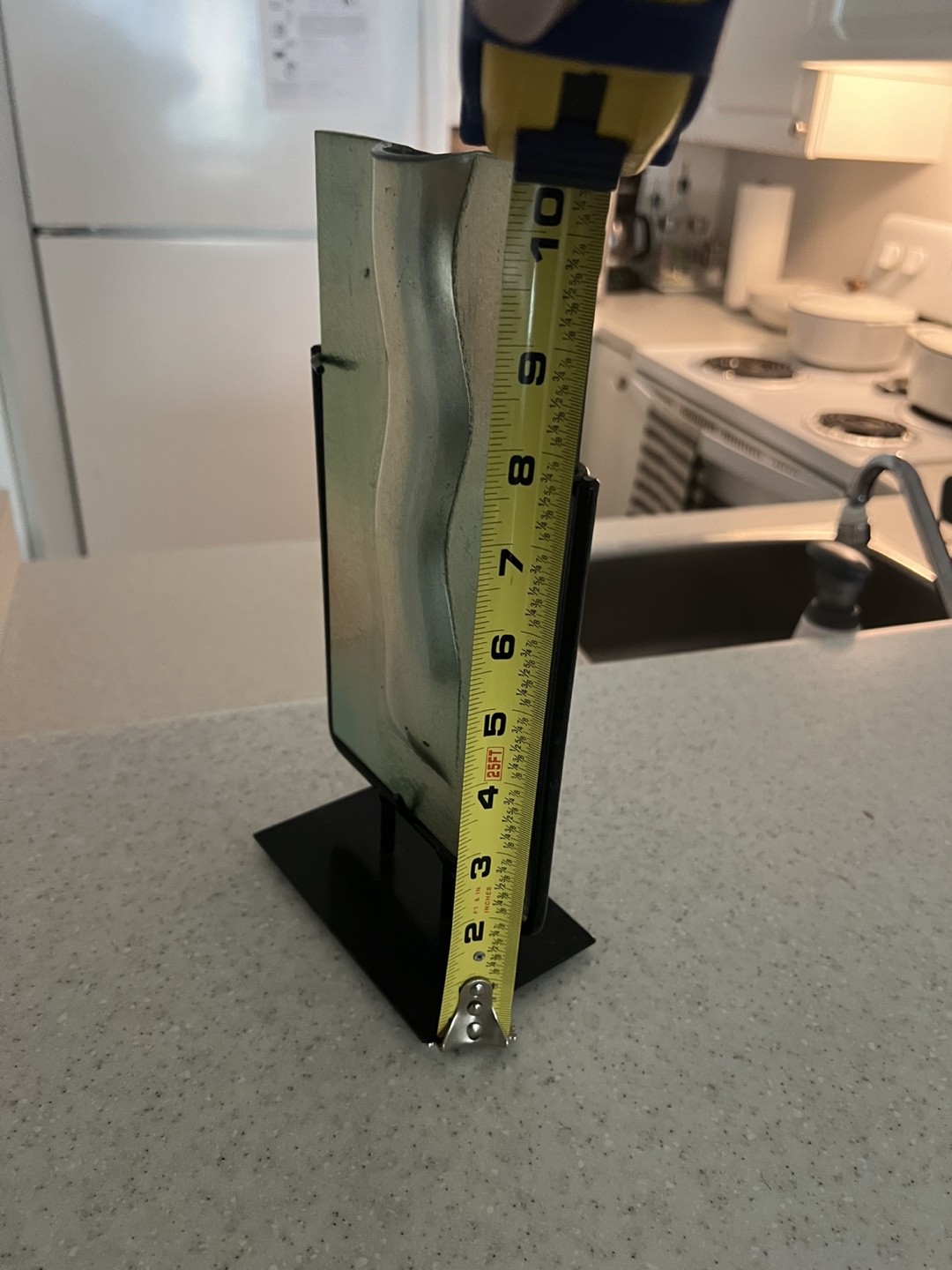 Metal & Glass Decorative Sculpture - photo 2