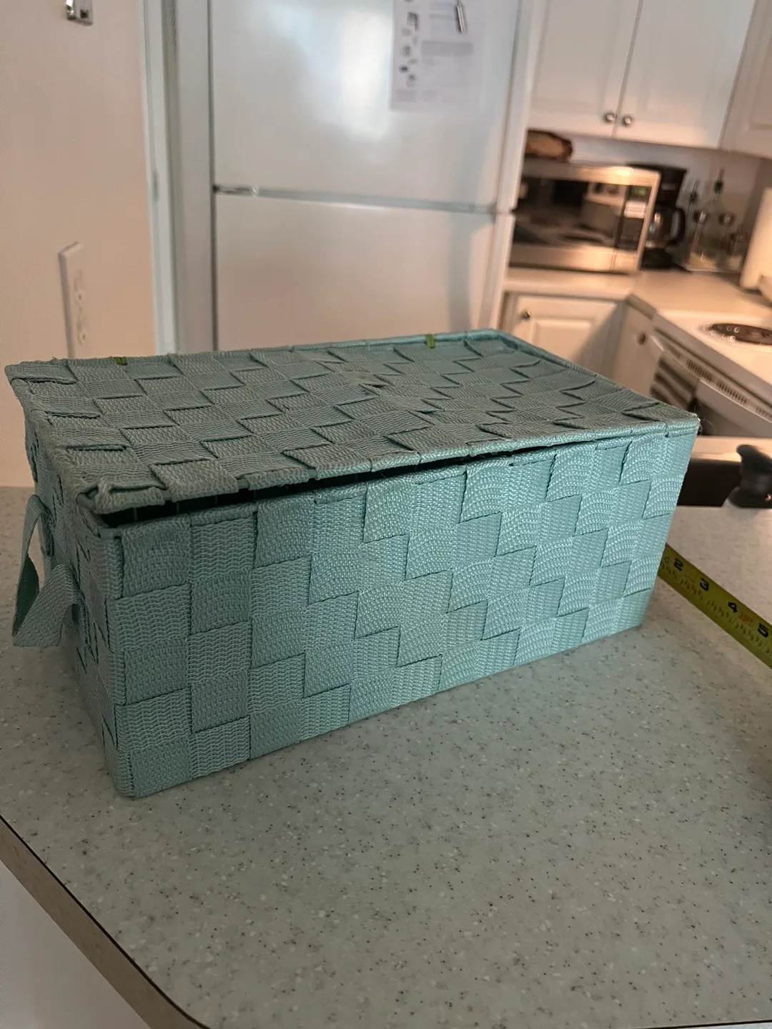 Woven Storage Box with Lid thumbnail
