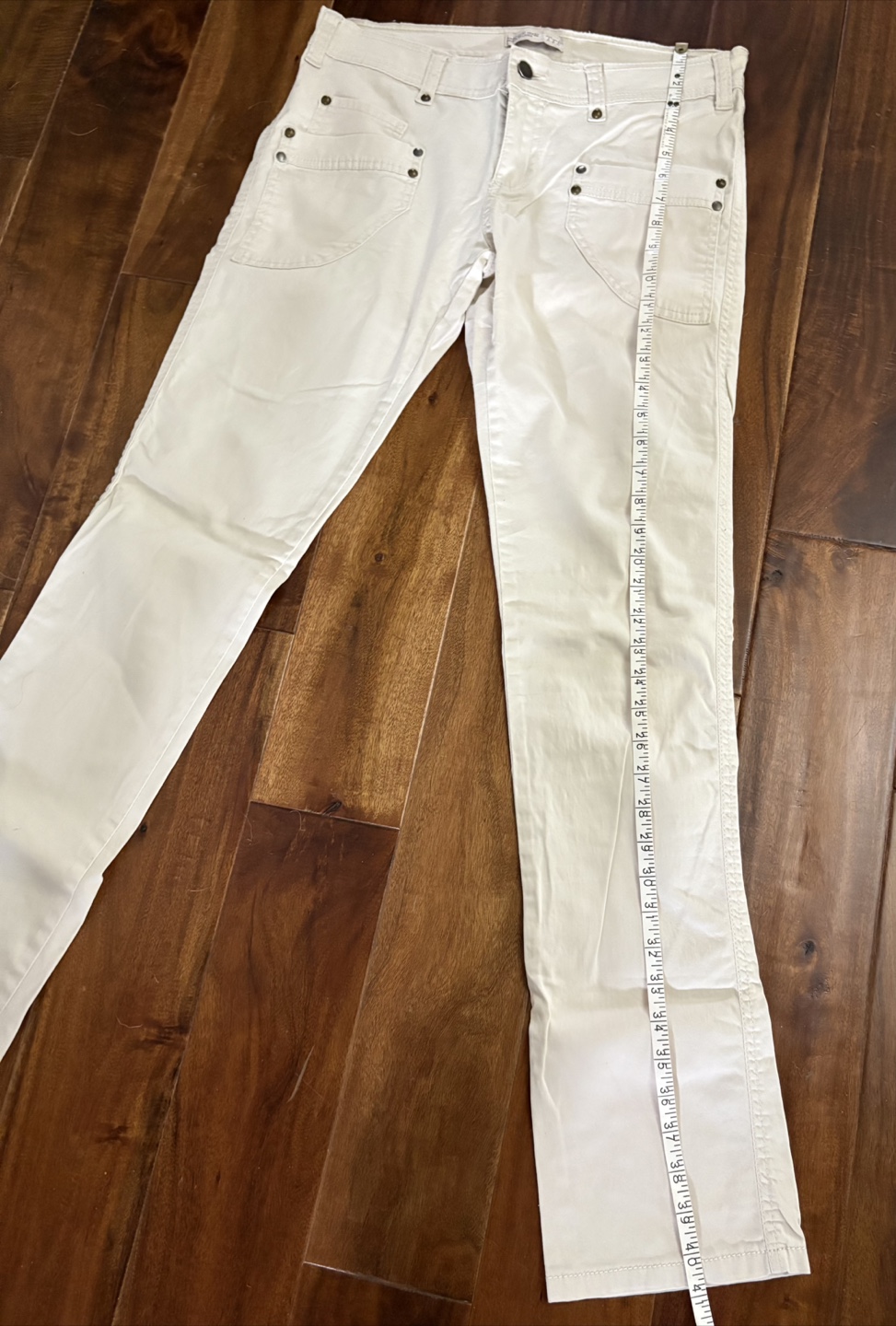 Zara White Cotton Blend Pants - photo 3